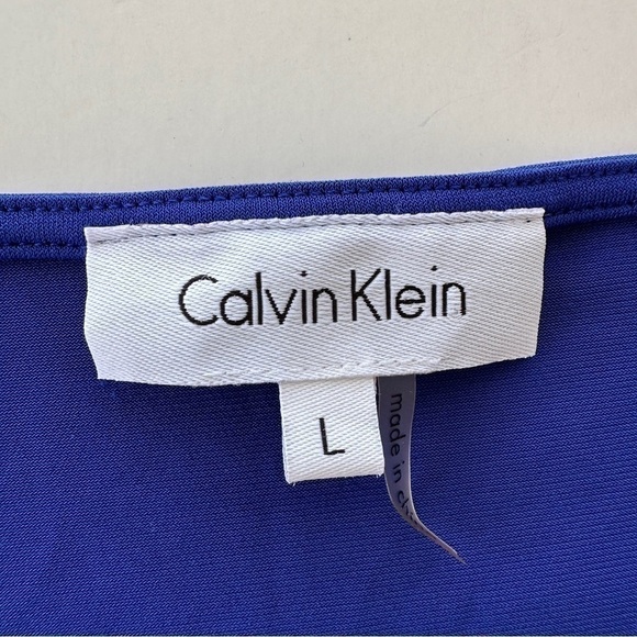Calvin Klein tank top with cowl neck, in stretch jersey knit - Picture 8 of 10